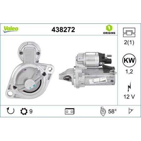 Μίζα VALEO 438272