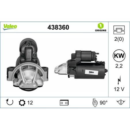 Μίζα VALEO 438360