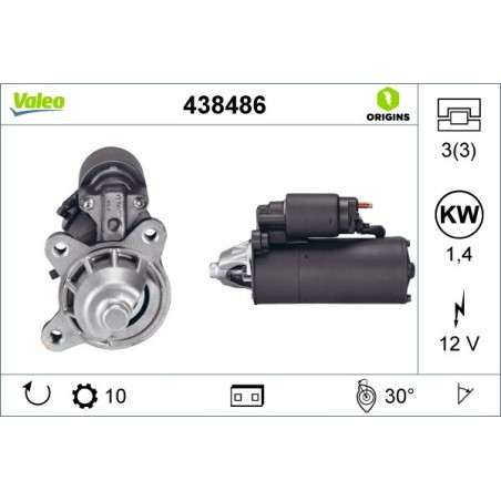 Μίζα VALEO 438486