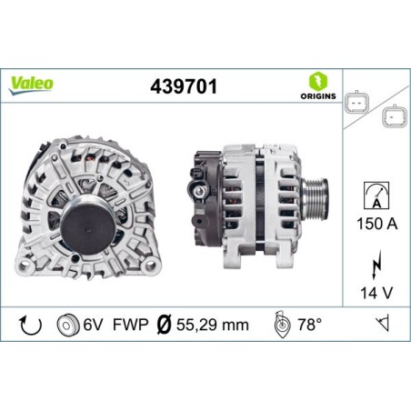 Alternator VALEO 439701