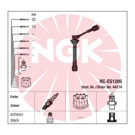 Ignition Cable Kit NGK 44274