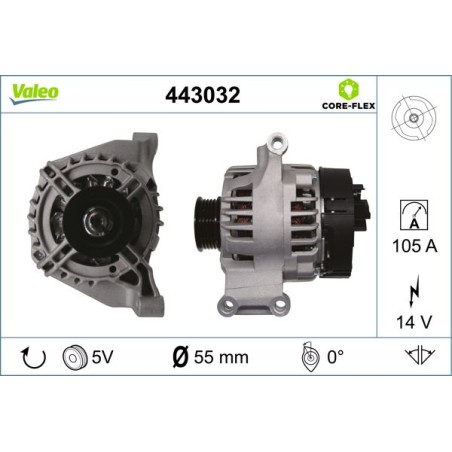 Alternator VALEO 443032