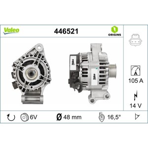 Γεννήτρια VALEO 446521