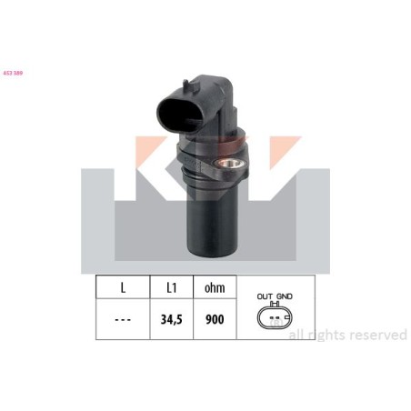 Sensor, crankshaft pulse KW 453389