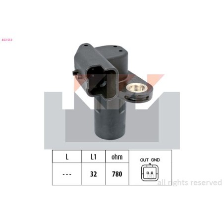 Sensor, crankshaft pulse KW 453553