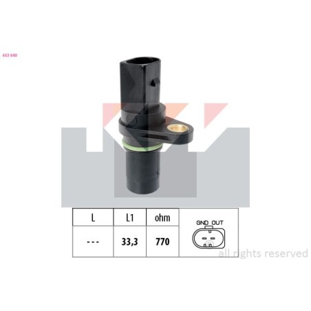 Sensor, crankshaft pulse KW 453640