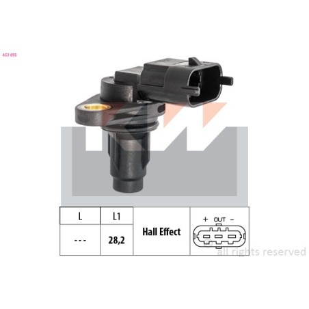 Sensor, camshaft position KW 453695