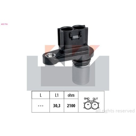 Sensor, crankshaft pulse KW 453716