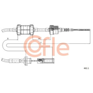 Ντίζα, μηχανισμός συμπλέκτη COFLE 462.1