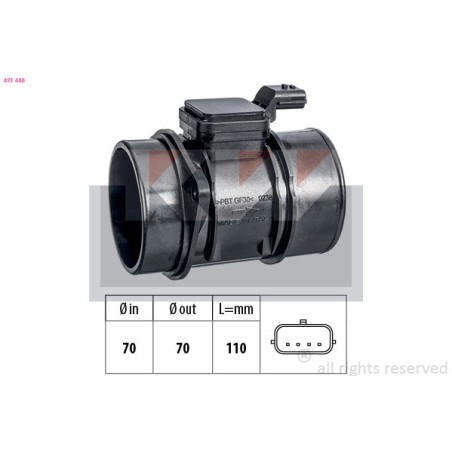 Air Mass Sensor KW 491448