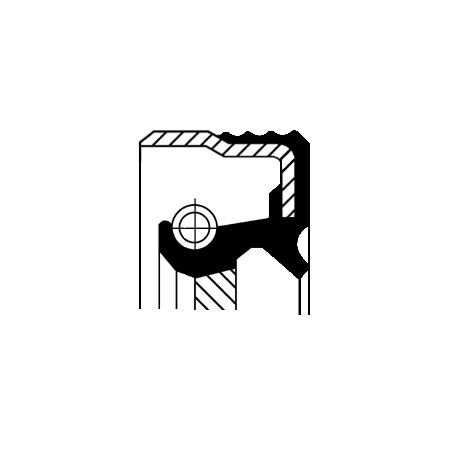 Shaft Seal, differential CORTECO 49376368