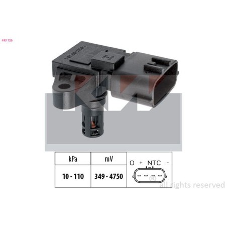 Air Pressure Sensor, altitude adaptation KW 493126