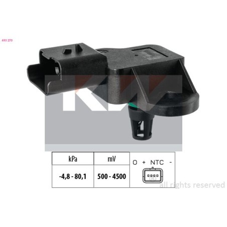 Air Pressure Sensor, altitude adaptation KW 493270