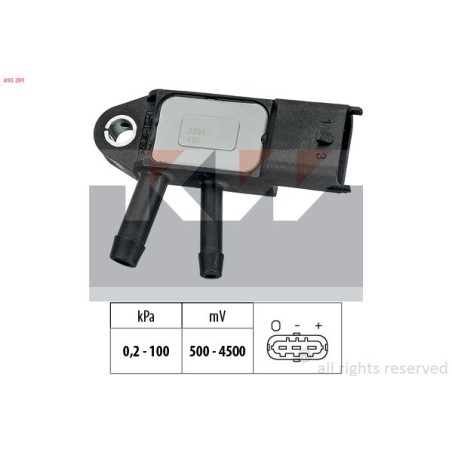 Air Pressure Sensor, altitude adaptation KW 493291