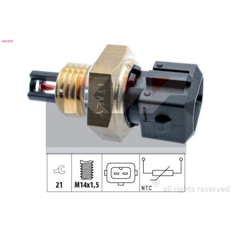 Sensor, intake air temperature KW 494019