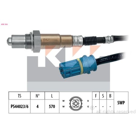 Αισθητήρας λάμδα KW 498164