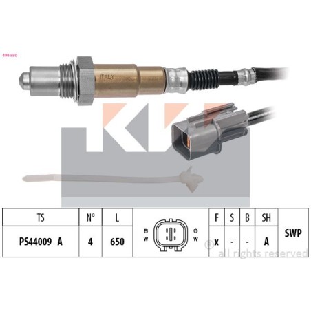 Αισθητήρας λάμδα KW 498550