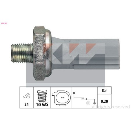 Διακόπτης πίεσης λαδιού KW 500187