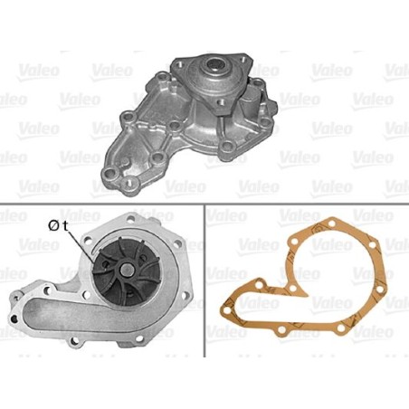 Water Pump, engine cooling VALEO 506019