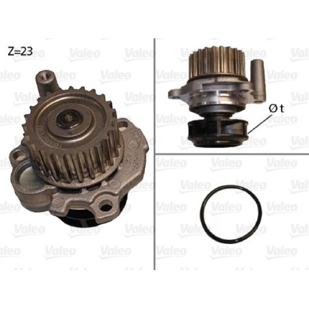 Water Pump, engine cooling VALEO 506532