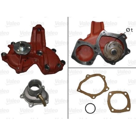 Water Pump, engine cooling VALEO 506562