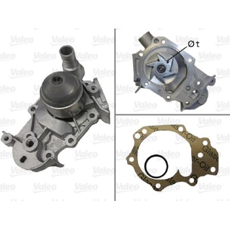 Water Pump, engine cooling VALEO 506580