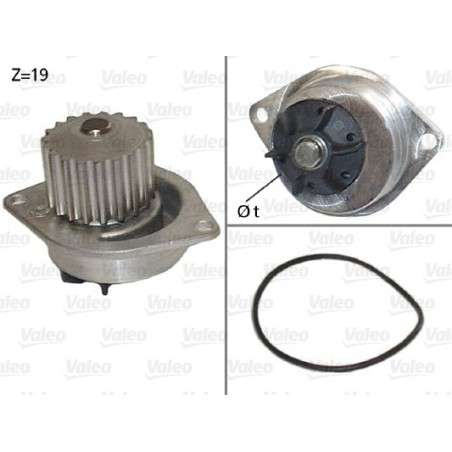 Water Pump, engine cooling VALEO 506595