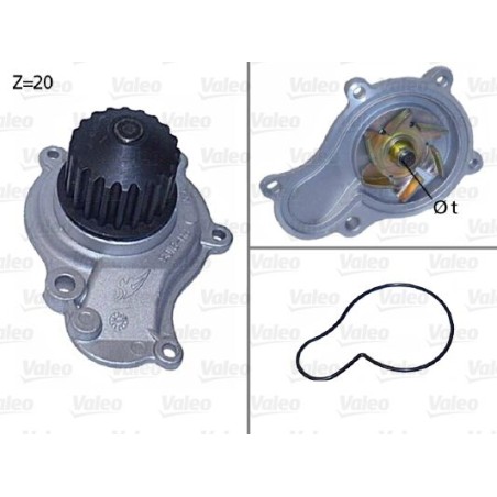 Water Pump, engine cooling VALEO 506605