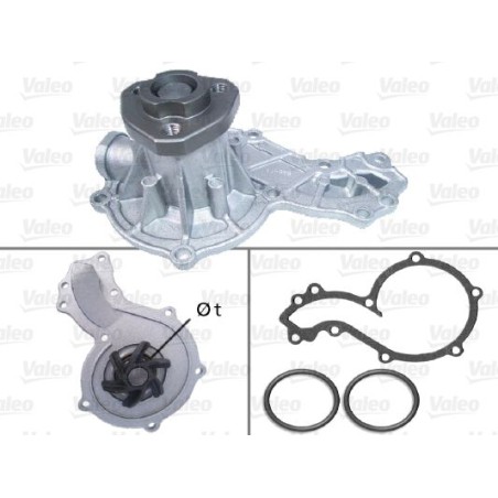 Water Pump, engine cooling VALEO 506666