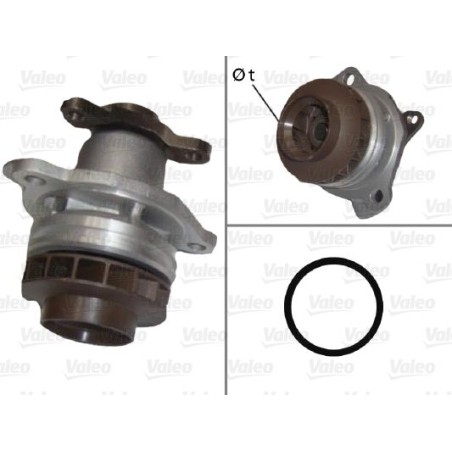 Water Pump, engine cooling VALEO 506902