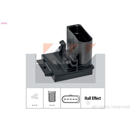 Διακόπτης, μηχανισμός συμπλέκτη (GRA) KW 510311
