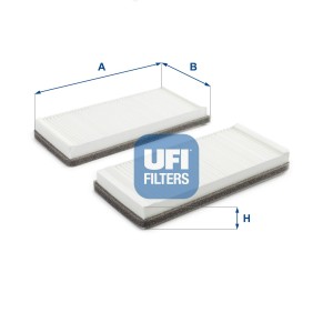 Φίλτρο, αέρας εσωτερικού χώρου UFI 53.005.00