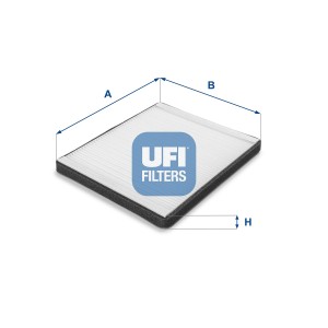 Filter, cabin air UFI 53.075.00