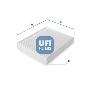 Filter, cabin air UFI 53.076.00