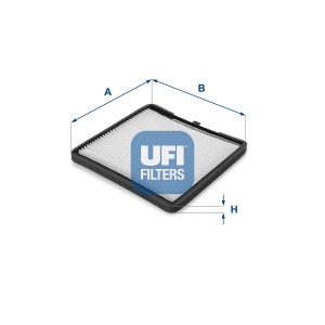 Filter, cabin air UFI 53.116.00
