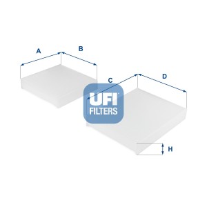 Filter, cabin air UFI 53.143.00