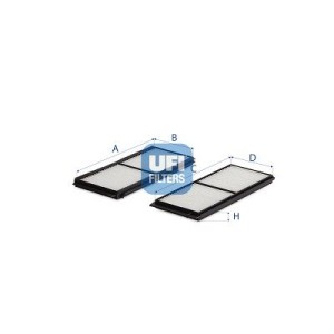 Φίλτρο, αέρας εσωτερικού χώρου UFI 53.219.00