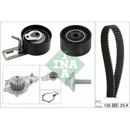 Water Pump & Timing Belt Kit INA 530057730