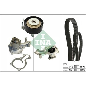 Water Pump & Timing Belt Kit INA 530070130