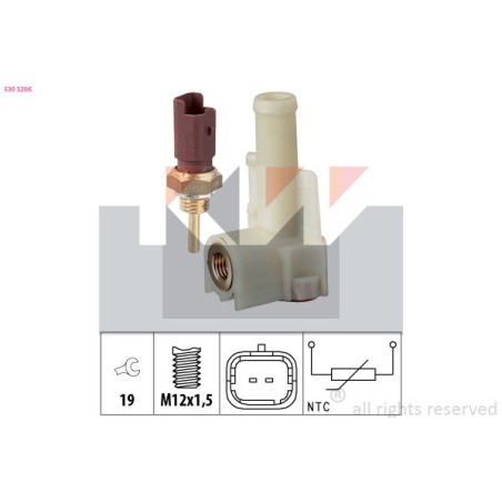 Sensor, coolant temperature KW 530326K