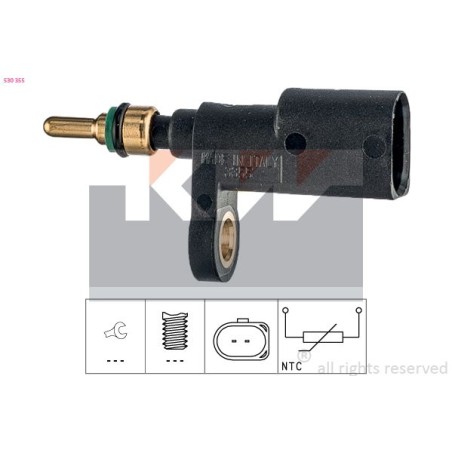 Sensor, coolant temperature KW 530355