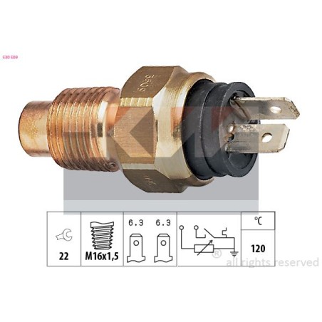 Αισθητήρας, θερμοκρ. ψυκτικού υγρού KW 530509