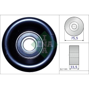 Tensioner Pulley, V-ribbed belt INA 531082710