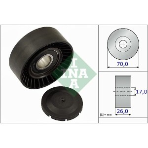 Tensioner Pulley, V-ribbed belt INA 531089110