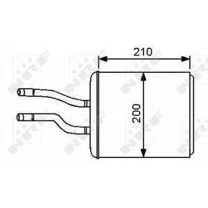 Heat Exchanger, interior heating NRF 53244