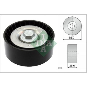 Deflection/Guide Pulley, V-ribbed belt INA 532085510
