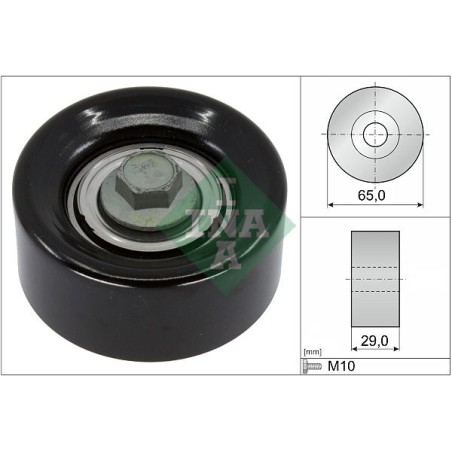 Deflection/Guide Pulley, V-ribbed belt INA 532093610