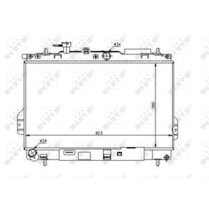 Radiator, engine cooling NRF 53362