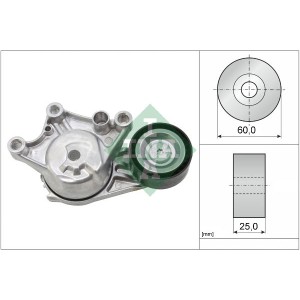 Belt Tensioner, V-ribbed belt INA 534065410