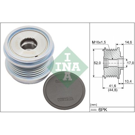 Ελεύθερη περιστροφή γεννήτριας INA 535034310